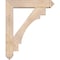 Ekena Millwork Merced Arts and Crafts Smooth Bracket w/ Offset Brace, Douglas Fir, 7 1/2"W x 36"D x 44"H BKT0806X36X44MRC03SDF - alternate 2